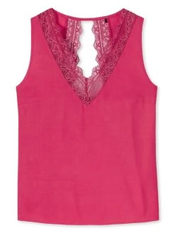 Schiesser Mix & Relax Trägertop Mit Spitze 11 Schiesser Mix & Relax Trägertop Mit Spitze -CALIDA-Shop Schiesser Mix Relax Traegertop rot 170299 508