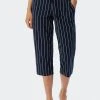 Schiesser Mix & Relax Capri-Hose 1 Schiesser Mix & Relax Capri-Hose -CALIDA-Shop Schiesser Mix und Relax Capri Hose blau 179270 904