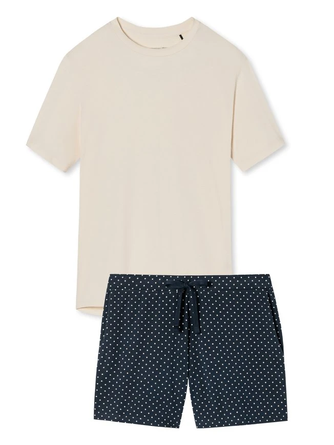 Schiesser Mix & Relax Kurz-Pyjama 3 Schiesser Mix & Relax Kurz-Pyjama