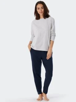 Schiesser Mix & Relax Langarmshirt 8 Schiesser Mix & Relax Langarmshirt -CALIDA-Shop Schiesser Mix und Relax Langarmshirt grau 179273 202 2