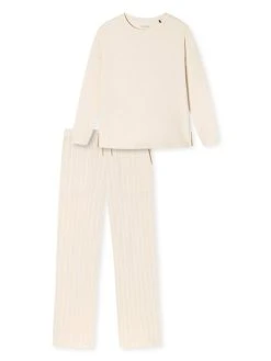 Schiesser Modern Nightwear Pyjamas Lang -CALIDA-Shop Schiesser Modern Nightwear Schlafanzug lang beige 179238 410 410 3