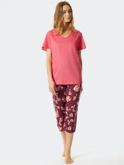 Schiesser Modern Floral Capri-Pyjama
