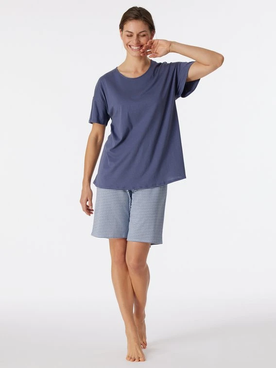 Schiesser Flared Fit Kurz-Pyjama 5 Schiesser Flared Fit Kurz-Pyjama – Bild 3