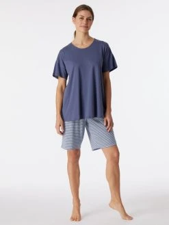 Schiesser Flared Fit Kurz-Pyjama