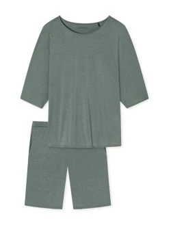 Schiesser Selected! Premium Kurz-Pyjama -CALIDA-Shop Schiesser Selected Premium Kurz Pyjama grau 179231 713 713 4