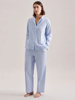 Seidensticker Mix & Match Pants Mit Seitentaschen -CALIDA-Shop Seidensticker Mix und Match Pants mit Seitentaschen blau 513380 12 2