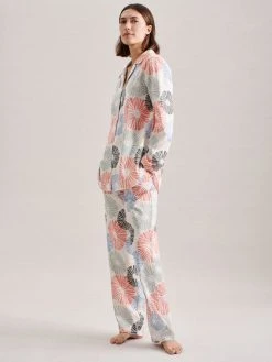 Seidensticker New Breeze Pyjama, Durchgeknöpft 15 Seidensticker New Breeze Pyjama, Durchgeknöpft -CALIDA-Shop Seidensticker Sets und Dresses Pyjama durchgeknoepft braun 513300 01 5