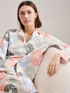 Seidensticker New Breeze Pyjama, Durchgeknöpft 17 Seidensticker New Breeze Pyjama, Durchgeknöpft -CALIDA-Shop Seidensticker Sets und Dresses Pyjama durchgeknoepft braun 513300 01 7