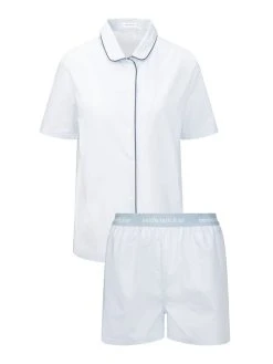 Seidensticker Loungewear Kurz-Pyjama, Durchgeknöpft -CALIDA-Shop Seidensticker F1 Loungewear Kurz Pyjama durchgeknoepft grau 500040 12 220812 3