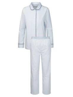Seidensticker Loungewear Pyjama, Durchgeknöpft 11 Seidensticker Loungewear Pyjama, Durchgeknöpft -CALIDA-Shop Seidensticker F1 Loungewear Pyjama durchgeknoepft grau 500039 12 4