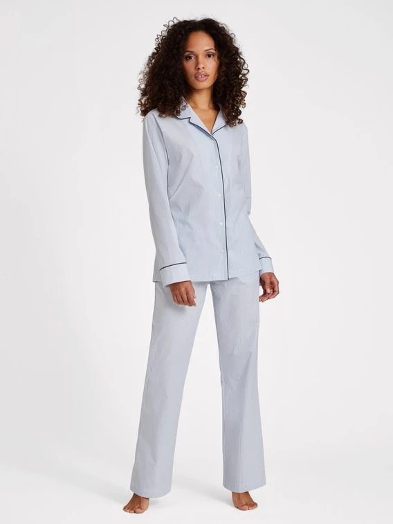Seidensticker Loungewear Pyjama, Durchgeknöpft 3 Seidensticker Loungewear Pyjama, Durchgeknöpft