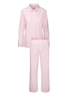 Seidensticker Loungewear Pyjama, Durchgeknöpft -CALIDA-Shop Seidensticker F1 Loungewear Pyjama durchgeknoepft rosa 500039 42 4
