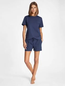 Seidensticker Loungewear Shorts -CALIDA-Shop Seidensticker F1 Loungewear Shorts blau 500067 19 2