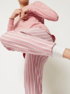 Skiny Every Night In Mix & Match Hose, Lang -CALIDA-Shop Skiny Every Night In Mix und Match Hose lang grau rosa 080790 S339 2