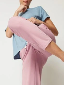 Skiny Every Night In Mix & Match Hose, Lang -CALIDA-Shop Skiny Every Night In Mix und Match Hose lang rosa 080780 S337 2