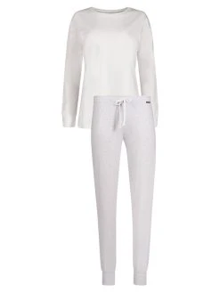 Skiny Every Night In Mix & Match Pyjama, Lang 9 Skiny Every Night In Mix & Match Pyjama, Lang -CALIDA-Shop Skiny Every Night In Mix und Match Pyjama lang grau 08079075 SET S338 3