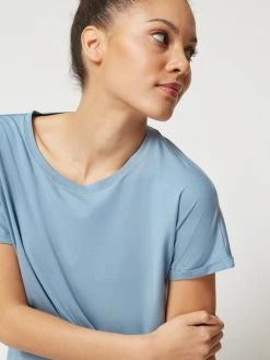 Skiny Every Night In Mix & Match Shirt Kurzarm -CALIDA-Shop Skiny Every Night In Mix und Match Shirt kurzarm blau 080774 S336 2