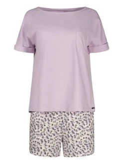 Every Night In Skiny 01 Kurz-Pyjama -CALIDA-Shop Skiny Every Night in Skiny 01 Kurz Pyjama violett 080835 S402 3