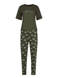 Every Night In Skiny Pyjama Mit T-Shirt 10 Every Night In Skiny Pyjama Mit T-Shirt -CALIDA-Shop Skiny Every Night in Skiny 01 Pyjama mit T Shirt gruen 080727 S269 3