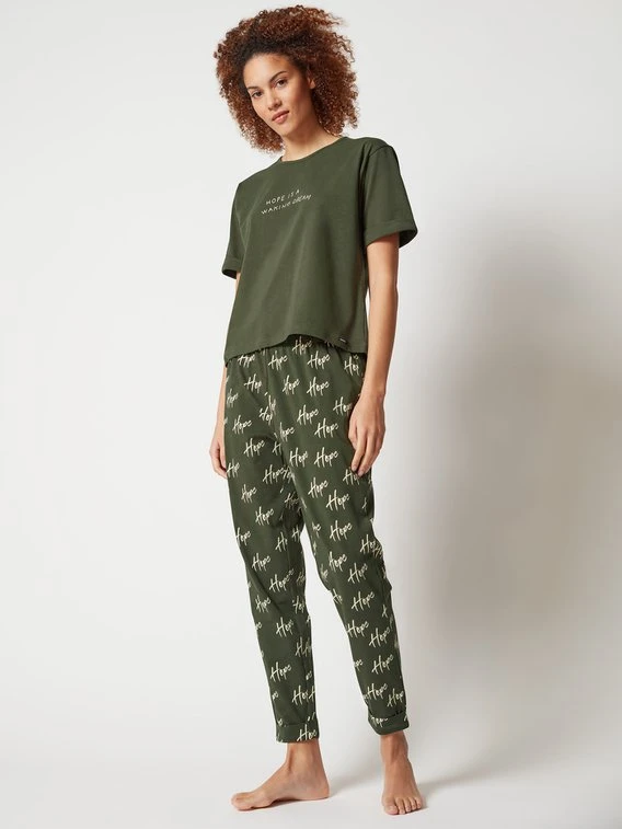 Every Night In Skiny Pyjama Mit T-Shirt 3 Every Night In Skiny Pyjama Mit T-Shirt