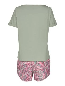 Skiny Every Night In Mix & Match Kurz-Pyjama -CALIDA-Shop Skiny Every Night In Mix und Match Kurz Pyjama gruen 080616 S192 3