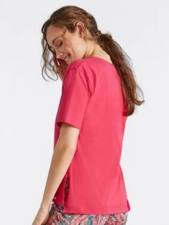 Skiny Every Night In Mix & Match Kurzarm-Shirt -CALIDA-Shop Skiny Every Night In Mix und Match Kurzarm Shirt rosa 080618 S190 1