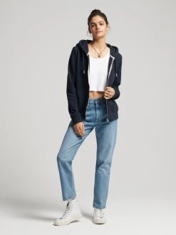 Superdry Loungewear Sweatjacke Mit Kapuze 10 Superdry Loungewear Sweatjacke Mit Kapuze -CALIDA-Shop Superdry Loungewear Kapuzenjacke mit Vintage Logo blau W2011787A 98T 2