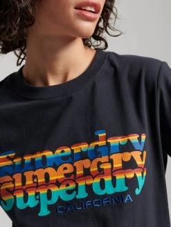 Superdry Loungewear T-Shirt -CALIDA-Shop Superdry Loungewear Kurzarm Shirt blau W1011054A 98T 3