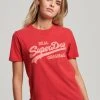 Superdry Loungewear T-Shirt -CALIDA-Shop Superdry Loungewear Kurzarm Shirt rot W1011142A 6GE