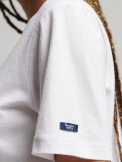 Superdry Loungewear T-Shirt 8 Superdry Loungewear T-Shirt -CALIDA-Shop Superdry Loungewear Kurzarm Shirt weiss W1011054A 01C 2