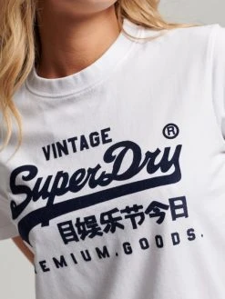 Superdry Loungewear T-Shirt 9 Superdry Loungewear T-Shirt -CALIDA-Shop Superdry Loungewear Kurzarm Shirt weiss W1011142A 01C 3