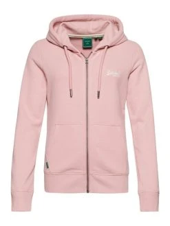 Superdry Loungewear Sweatjacke Mit Kapuze -CALIDA-Shop Superdry Loungewear Sweat Jacke rosa W2012014A 10R
