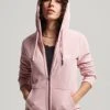 Superdry Loungewear Sweatjacke Mit Kapuze 2 Superdry Loungewear Sweatjacke Mit Kapuze -CALIDA-Shop Superdry Loungewear Sweat Jacke rosa W2012014A 10R neu