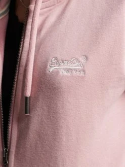 Superdry Loungewear Sweatjacke Mit Kapuze -CALIDA-Shop Superdry Loungewear Sweat Jacke rosa W2012014A 10R neu 4