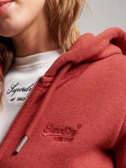 Superdry Loungewear Sweatjacke Mit Kapuze -CALIDA-Shop Superdry Loungewear Sweat Jacke rot W2011869A 9BV 2
