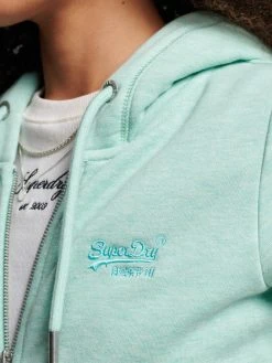 Superdry Loungewear Sweatjacke Mit Kapuze -CALIDA-Shop Superdry Loungewear Sweat Jacke tuerkis W2011869A 7AP 3