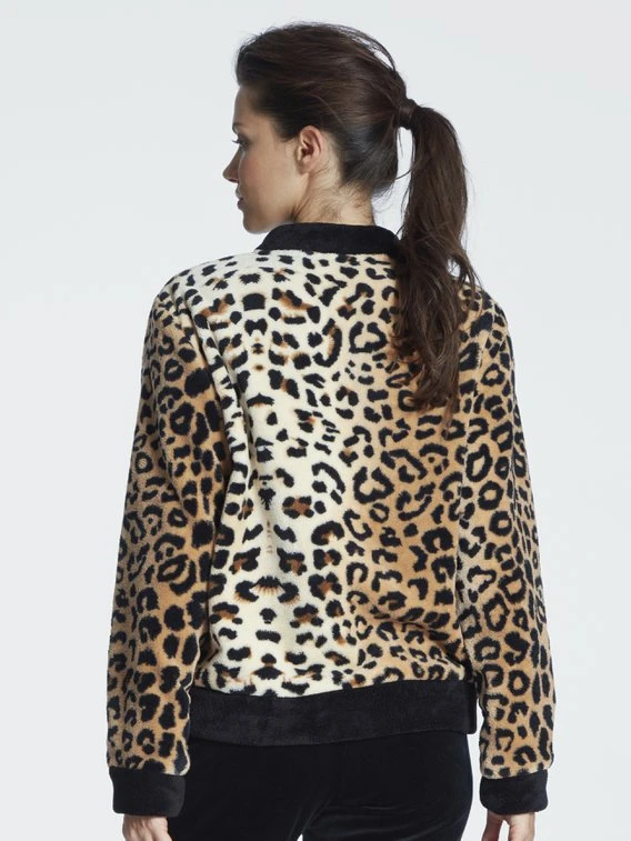 Taubert Leopard Jacke Mit Reißverschluss 4 Taubert Leopard Jacke Mit Reißverschluss – Bild 2