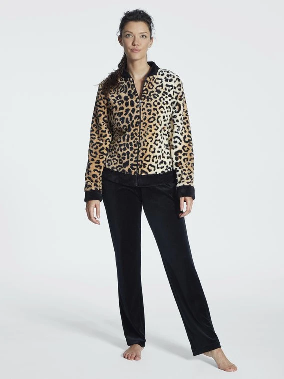 Taubert Leopard Jacke Mit Reißverschluss 5 Taubert Leopard Jacke Mit Reißverschluss – Bild 3