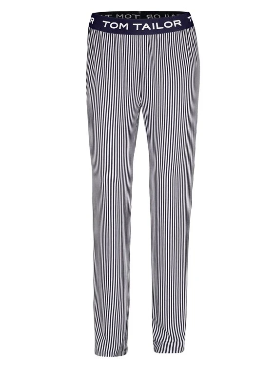 Tom Tailor Loungewear Gestreifte Hose Mit Logobund 8 Tom Tailor Loungewear Gestreifte Hose Mit Logobund – Bild 6