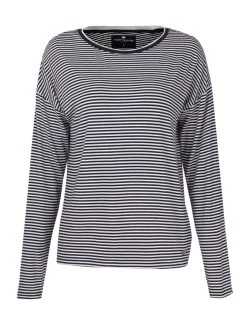 Tom Tailor Loungewear Gestreiftes Langarm-Shirt -CALIDA-Shop Tom Tailor Loungewear Gestreiftes Langarm Shirt blau 64002 6085 0622 1625123343