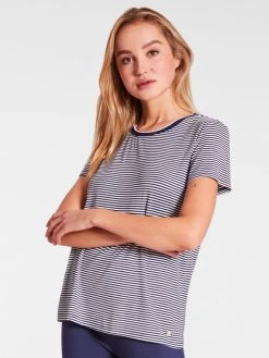 Tom Tailor Loungewear Gestreiftes T-Shirt
