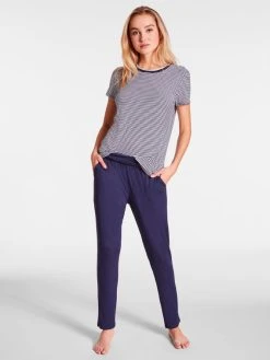 Tom Tailor Loungewear Gestreiftes T-Shirt 10 Tom Tailor Loungewear Gestreiftes T-Shirt -CALIDA-Shop Tom Tailor Loungewear Gestreiftes T Shirt blau 64003 6085 0622 1625052563