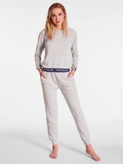 Tom Tailor Loungewear Sweatpants 9 Tom Tailor Loungewear Sweatpants -CALIDA-Shop Tom Tailor Loungewear Sweatpants grau 64010 3024 0821 1625052559