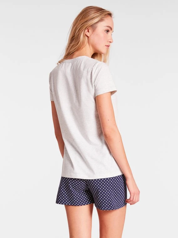 Tom Tailor Nightwear Kurz-Pyjama Mit Gepunkteter Hose 4 Tom Tailor Nightwear Kurz-Pyjama Mit Gepunkteter Hose – Bild 2