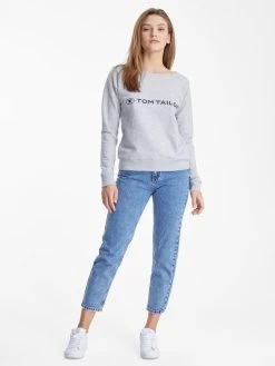 Tom Tailor French Sweatshirt -CALIDA-Shop Tom Tailor French Sweatshirt grau 064071 3024 0821 2