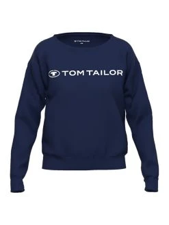 Tom Tailor Loungewear Sweatshirt 16 Tom Tailor Loungewear Sweatshirt -CALIDA-Shop Tom Tailor Loungewear Sweatshirt blau 064050 3023 0630 6