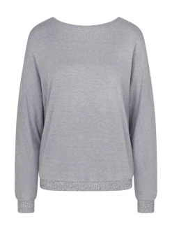 Triumph Thermal Thermo-Pullover, Oversized -CALIDA-Shop Triumph Lounge Me Climate Shirt 3 4 Arm dunkelgrau 10213447 M034 3