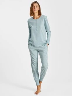 Triumph Lounge-Me Cotton Bündchenhose 11 Triumph Lounge-Me Cotton Bündchenhose -CALIDA-Shop Triumph Lounge Me Cotton Buendchenhose tuerkis 10209561 M024 3