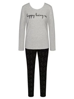 Triumph Lounge-Me Cotton Langer Pyjama -CALIDA-Shop Triumph Lounge Me Cotton Langer Pyjama grau 10209568 M033 1622627534