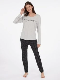 Triumph Lounge-Me Cotton Langer Pyjama